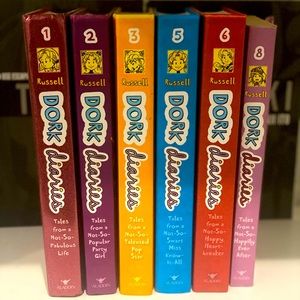 Dork Diaries 1,2,3,5,6, and 8